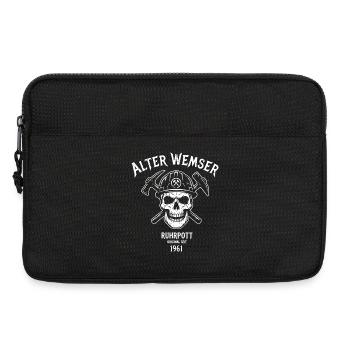 1961 Geburtstag Geschenk für echte Ruhrpott Typen - Laptoptasche 13" - Schwarz - Vorne