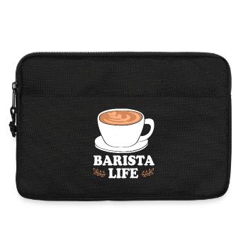 Coffee Caffeine Barista Espresso - Laptop bag 13" - black - Front