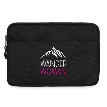 Wander woman - Laptoptasche 13" - Schwarz - Vorne