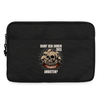 Darf ich Ihnen das Tschüss anbieten - Laptoptasche 13" - Schwarz - Vorne