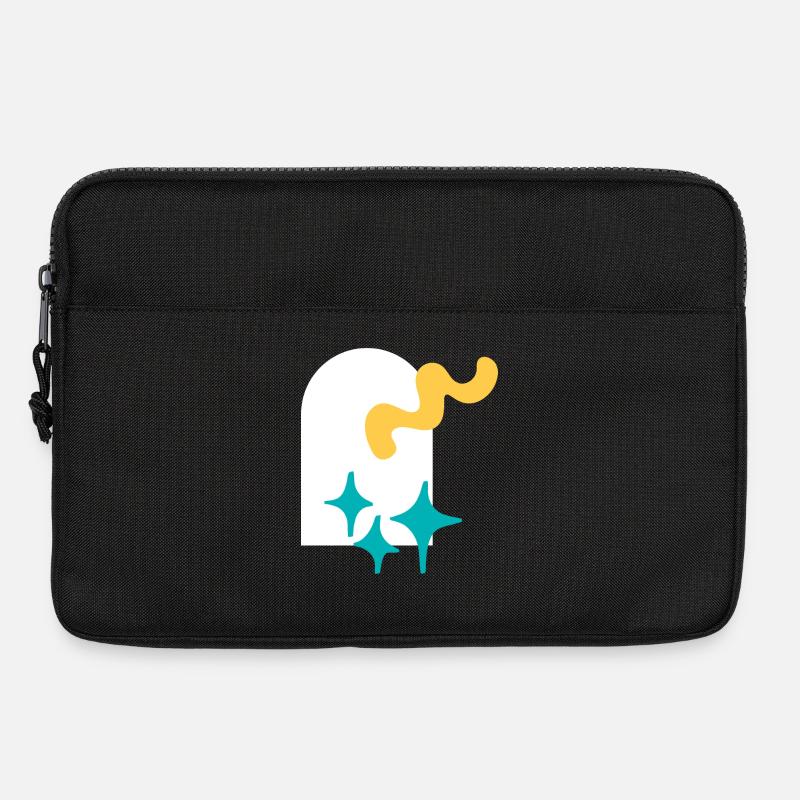 Funkelnde Formen Explosion - Laptoptasche 13" - Schwarz