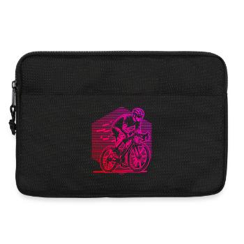 Ein Must Have für echte Rennrad - Laptoptasche 13" - Schwarz - Vorne