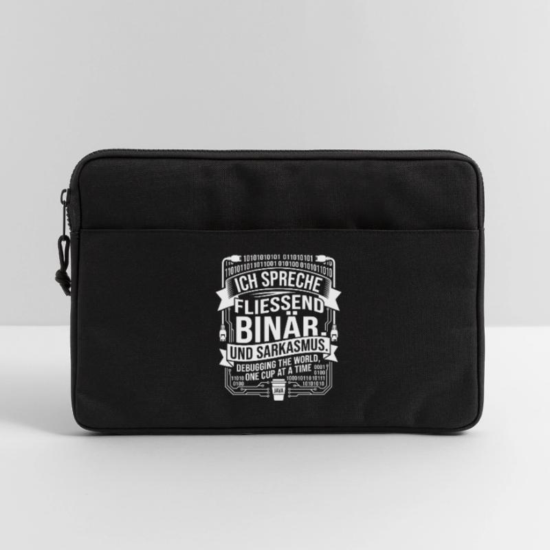 Coding Binärer Kaffee Sarkasmus Laptoptasche 13"