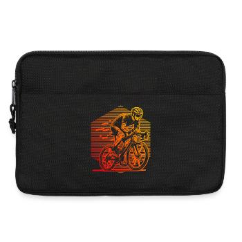 Klassisches Roadbike Motiv - Laptoptasche 13" - Schwarz - Vorne