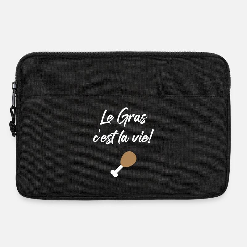 Le Gras c'est la vie! Karadoc-Kult - Laptoptasche 13" - Schwarz