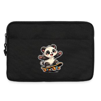 Panda Skateboard Joy - Sacoche pour ordinateur portable 13 pouces - noir - Devant