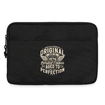 Original 1976 Jahrgang 50. Geburtstag Geschenk - Laptoptasche 13" - Schwarz - Vorne