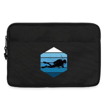 Diving Fokus pur - Laptoptasche 13" - Schwarz - Vorne