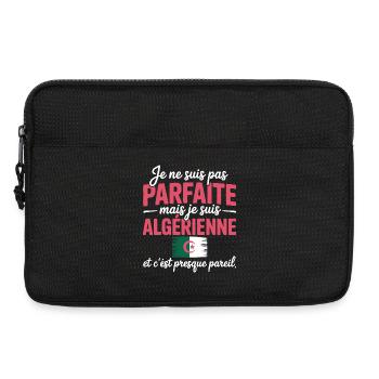 Je ne suis pas parfaite mais je suis Algerienne - Sacoche pour ordinateur portable 13 pouces - noir - Devant