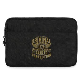 Original 1976 Jahrgang Geburtstag Geschenk - Laptoptasche 13" - Schwarz - Vorne