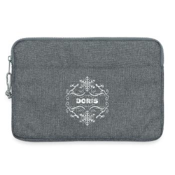First name Doris - Laptop bag 13" - heather grey - Front
