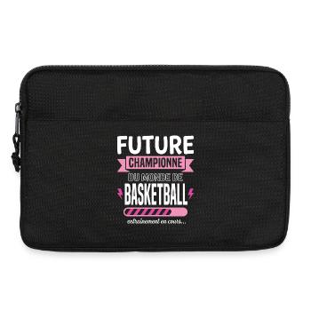 Future Basketball Champion - Laptop bag 13" - black - Front