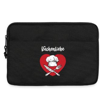 Küchenliebe Hobbykoch Leidenschaft Kochen Koch - Laptoptasche 13" - Schwarz - Vorne