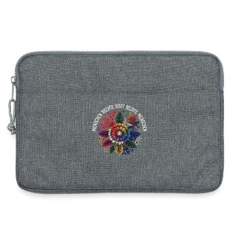 Menschenrechte statt rechte Menschen  - Laptoptasche 13" - Grau meliert - Vorne