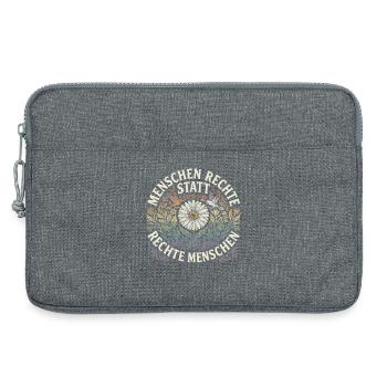 Equality Statement Radicalized by Decency Trend - Laptoptasche 13" - Grau meliert - Vorne