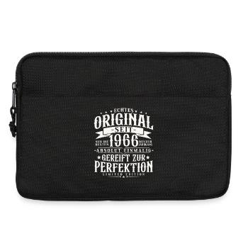 Original 1966 Jahrgang Vintage Geburtstag Geschenk - Laptoptasche 13" - Schwarz - Vorne
