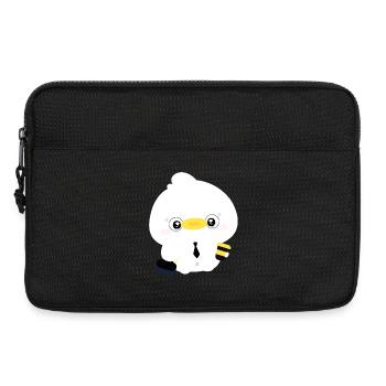 Canard en cravate Mignon du bureau - Sacoche pour ordinateur portable 13 pouces - noir - Devant