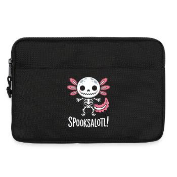 Spooksalot Skeleton Bunny - Laptop bag 13" - black - Front