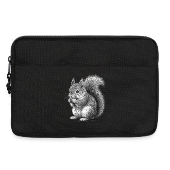 Eichhörnchen - Laptoptasche 13" - Schwarz - Vorne