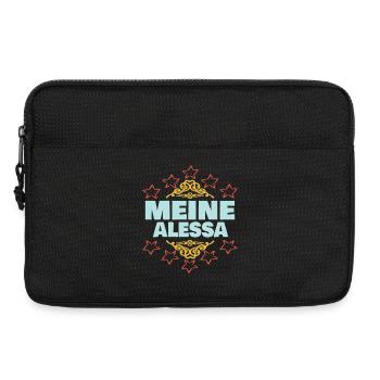 Ehefrau Alessa - Laptoptasche 13" - Schwarz - Vorne