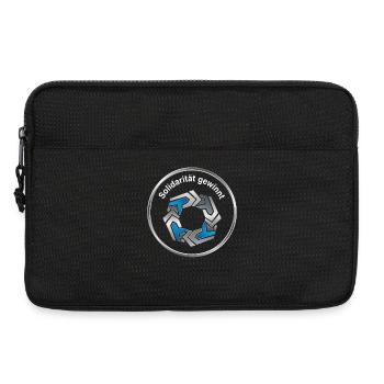 Solidarität Kreis Symbol starkes Statement - Laptoptasche 13" - Schwarz - Vorne