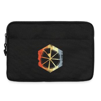 Classic pizza - Laptop bag 13" - black - Front