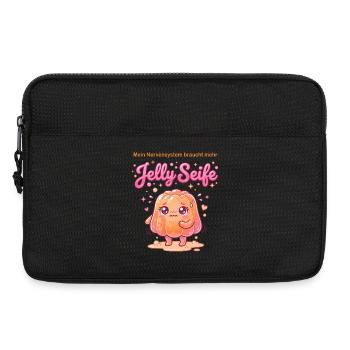 Jelly Seife Nervensystem Humor Design - Laptoptasche 13" - Schwarz - Vorne