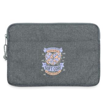 Handle With Care - Laptoptasche 13" - Grau meliert - Vorne