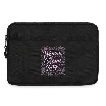 Woman of a Certain Rage Design Pink - Laptop bag 13" - black - Front