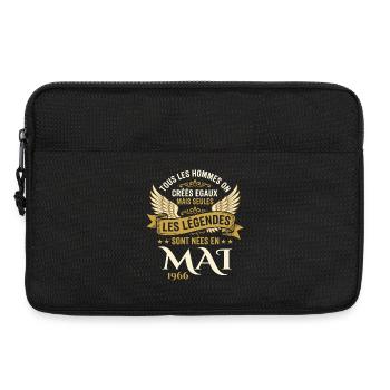 Anniversaire Mai 1966 - Sacoche pour ordinateur portable 13 pouces - noir - Devant