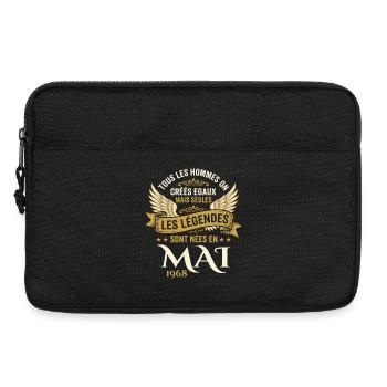 Anniversaire Mai 1968 - Sacoche pour ordinateur portable 13 pouces - noir - Devant