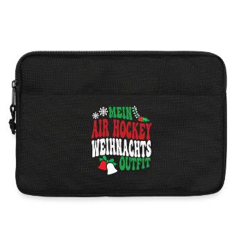 Air Hockey Weihnachten Outfit Air Hockeyspieler - Laptoptasche 13" - Schwarz - Vorne