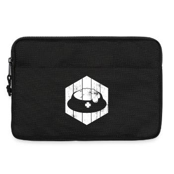Haustier Futter - Laptoptasche 13" - Schwarz - Vorne