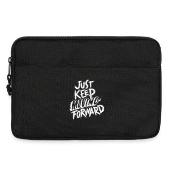Continue simplement d’avancer - Sacoche pour ordinateur portable 13 pouces - noir - Devant