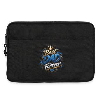 Bestes Papa Forever Kronen-Design - Laptoptasche 13" - Schwarz - Vorne