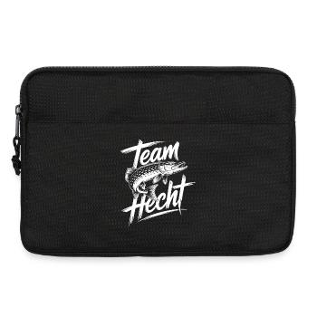 Springender Hecht - Laptoptasche 13" - Schwarz - Vorne
