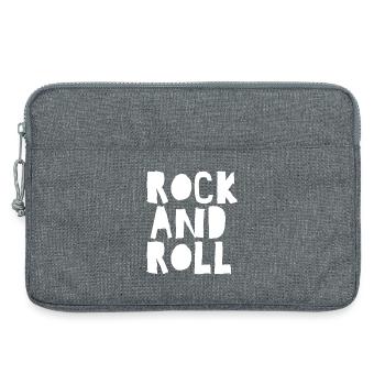 Rock'n'Roll Bold Typografie - Laptoptasche 13" - Grau meliert - Vorne