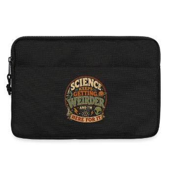 Science is getting crazier and crazier - Laptop bag 13" - black - Front