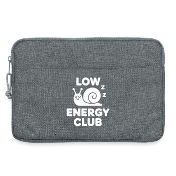 Slow Snail Club - Laptop bag 13" - heather grey - Front