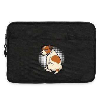 Jack Russel terrier Jack russel Besitzer Jacky - Laptoptasche 13" - Schwarz - Vorne