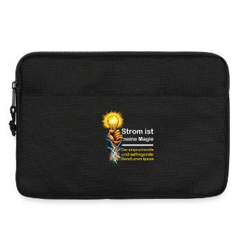 Strom ist meine Magie – Elektrische Kraft - Laptoptasche 13" - Schwarz - Vorne