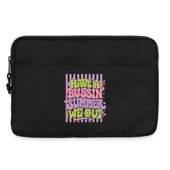Haben Sie einen Bussin Summer Retro | Teen Holiday Style - Laptoptasche 13" - Schwarz - Vorne
