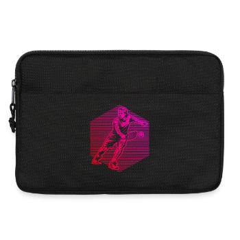 Pickleball fans with pickleball amateur - Laptop bag 13" - black - Front