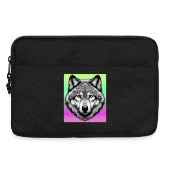 Wolf - Laptop bag 13" - black - Front
