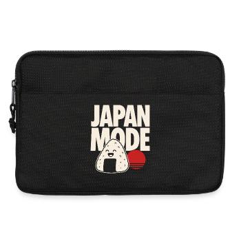 Motif de la mode Kawaii Onigiri au Japon - Sacoche pour ordinateur portable 13 pouces - noir - Devant