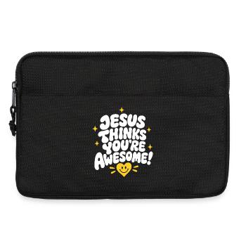 Jesus Thinks Youre Awesome - Laptoptasche 13" - Schwarz - Vorne
