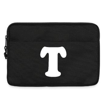 Caractères en T en grande taille | Lettre T | T Logo - Sacoche pour ordinateur portable 13 pouces - noir - Devant