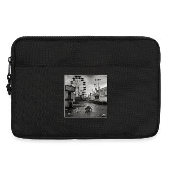 Abandoned Funfair Raccoon Retro Funfair Animal - Laptop bag 13" - black - Front