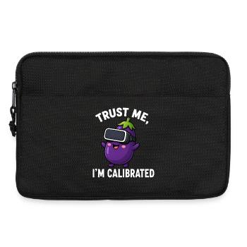 Cartoon de Gamer Dic Humor d’Aubergine - Sacoche pour ordinateur portable 13 pouces - noir - Devant