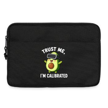 Avocado Vegetable Comic Gamer Saying - Laptop bag 13" - black - Front